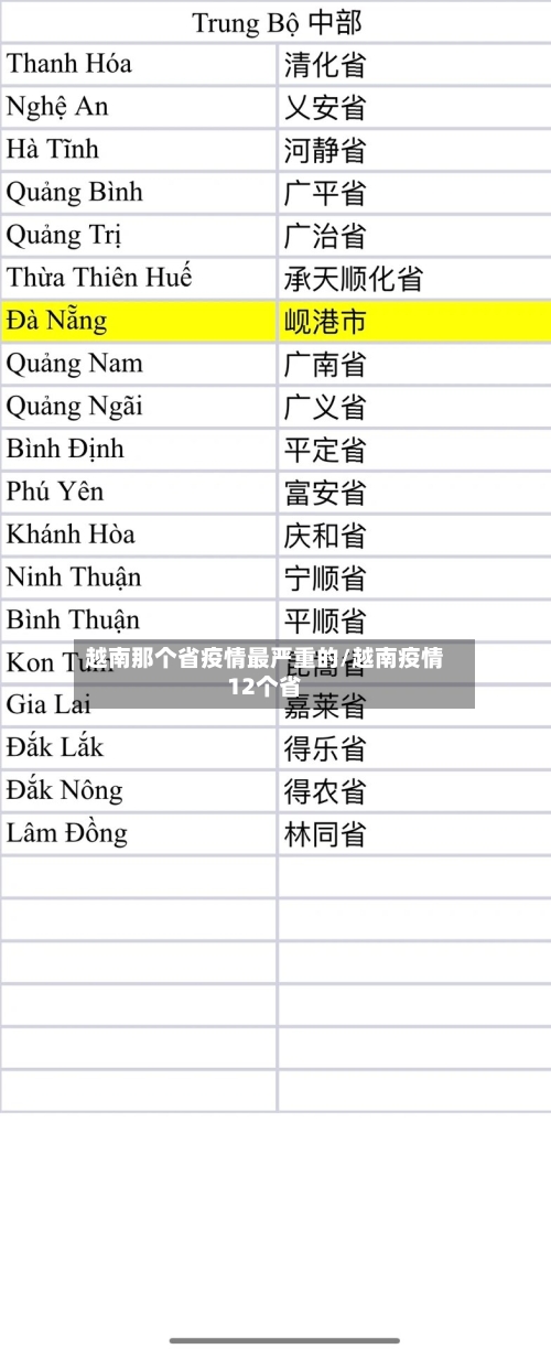 越南那个省疫情最严重的/越南疫情12个省-第3张图片