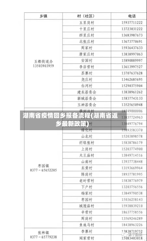 湖南省疫情回乡报备流程(湖南省返乡最新政策)-第2张图片