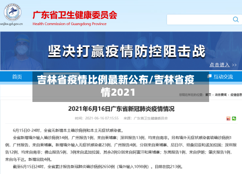 吉林省疫情比例最新公布/吉林省疫情2021-第1张图片