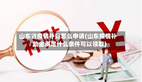 山东省疫情补贴怎么申请(山东疫情补助金满足什么条件可以领取)-第2张图片