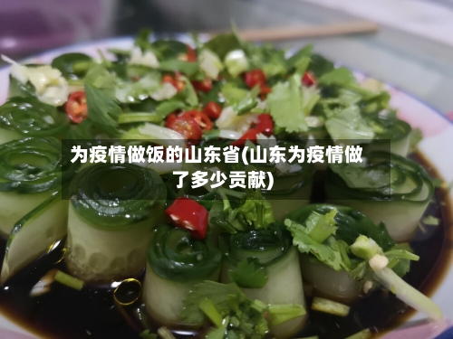 为疫情做饭的山东省(山东为疫情做了多少贡献)-第2张图片