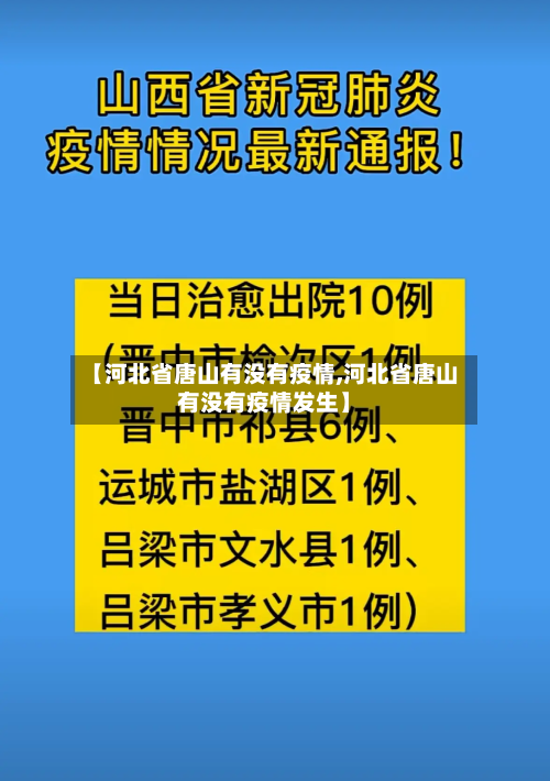 【河北省唐山有没有疫情,河北省唐山有没有疫情发生】-第2张图片