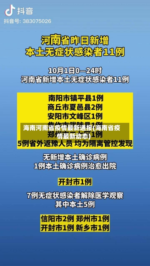 海南河南省疫情最新通报(海南省疫情最新动态)-第1张图片