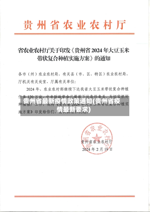 贵州省最新疫情政策通知(贵州省疫情最新要求)-第1张图片
