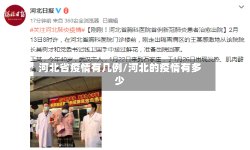 河北省疫情有几例/河北的疫情有多少-第2张图片
