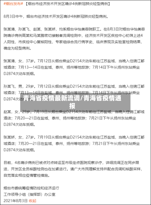 青海省疫情最新流调/青海省疫情通报-第2张图片