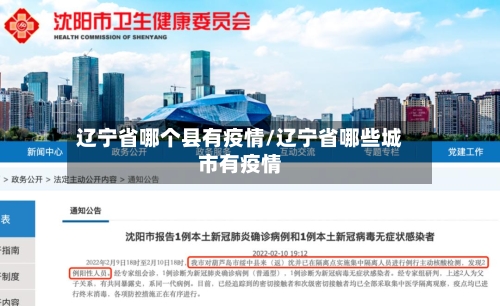 辽宁省哪个县有疫情/辽宁省哪些城市有疫情-第1张图片